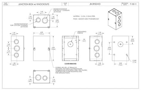 electrical junction box knockout|knockout sizes for electrical boxes.